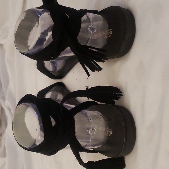 Womens Tie Up Sandals 8.5 - Picture 4 of 6